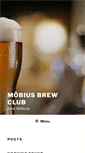 Mobile Screenshot of mobiusbrewclub.com